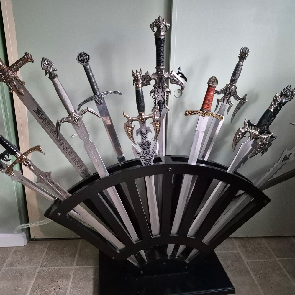 Decorative Sword Collection with Stand